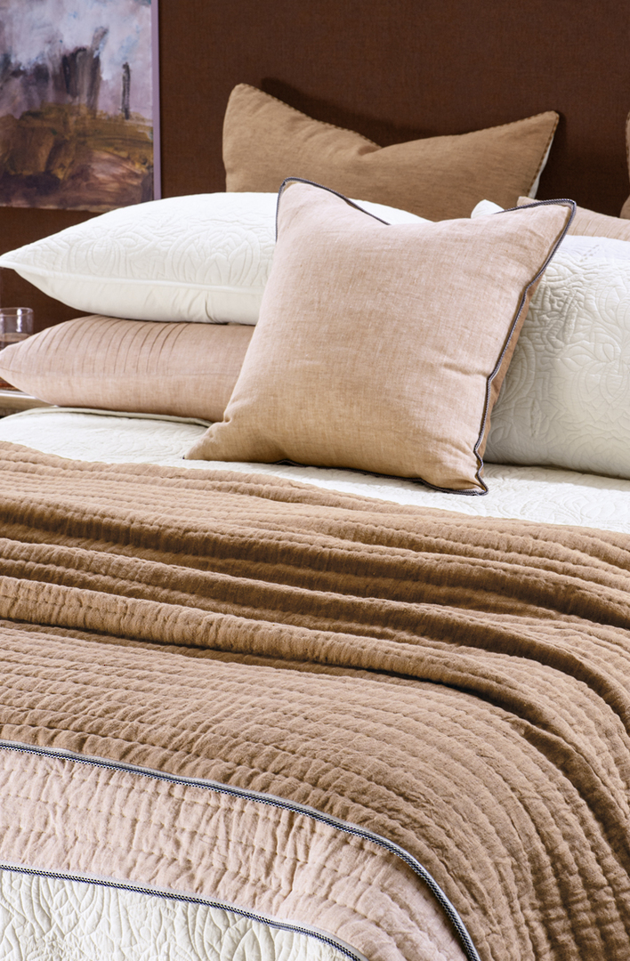 Bianca Lorenne - Appetto Sepia Coverlet - (Cushion Sold Separately) image 0